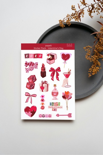 Papeit Valentine's Day Sticker Sheet