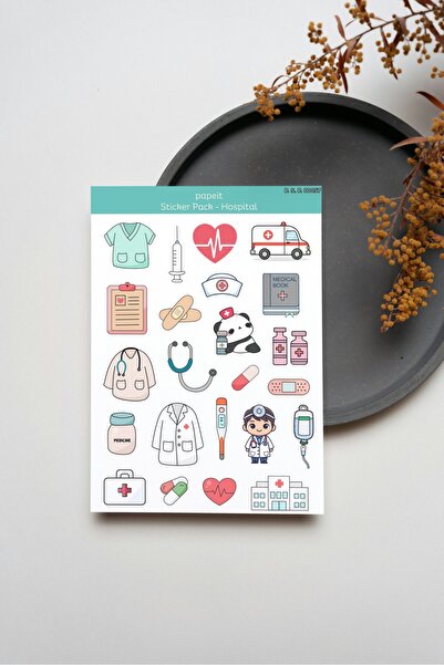 Papeit Hospital Sticker Sheet
