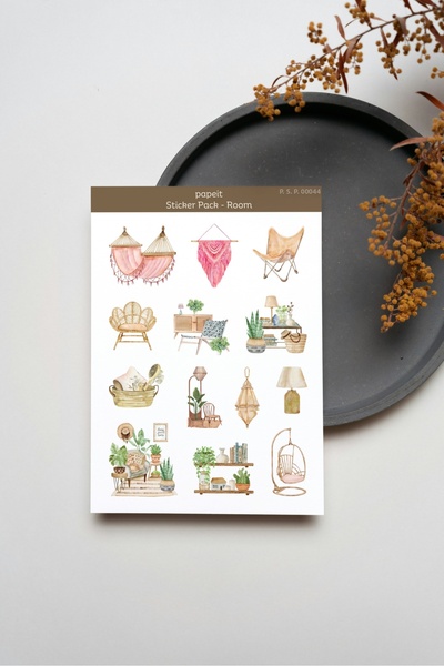 Papeit Room Sticker Sheet
