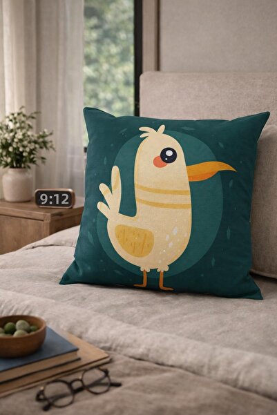 Evdek Double Sided Printed Throw Pillow Cover 6Eod7