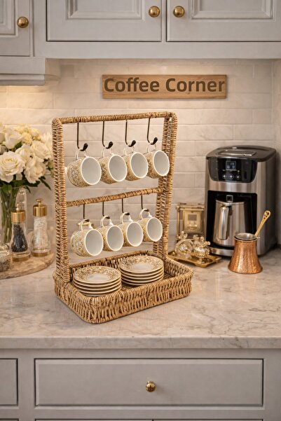 Emsay Store Wicker Multi-Purpose Cup & Jewelry Hanger – Decorative Organizer ...