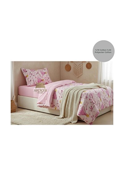 ayçiçek home SET DE LENJERIE DE PAT PENTRU O PERSONĂ 100/200 CEARȘĂ DE PAT FĂ...