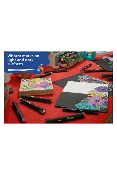 Sharpie Acrylic Paint Markers 5-Piece Round Tip Acrylic Marker Pen Set / 2201069