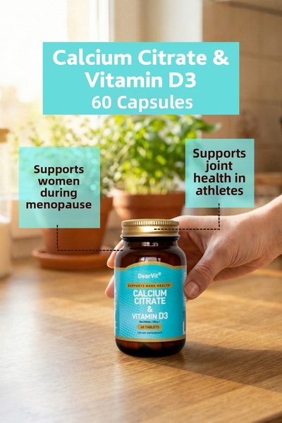 DEARVİT Dearvit Calcium Citrate & Vitamin D3 60 Tablets