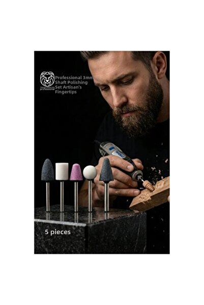 shopwave مجموعة من 5 أدوات طحن من نوع دريميل - أدوات نحت وتشكيل وتشذيب احتراف...