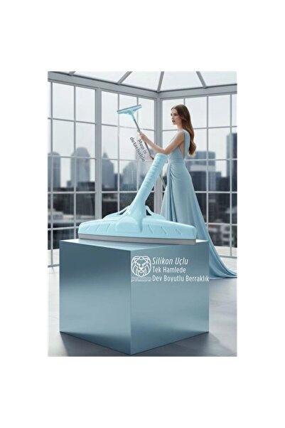 shopwave ممسحة زجاج احترافية بطول 33 سم مع رأس من السيليكون - تصميم أنيق وتنظ...