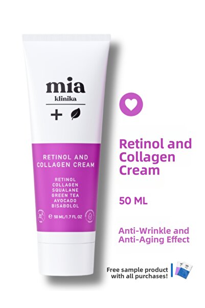 mia klinika كريم الكولاجين الريتينول لتجديد البشرة ومكافحة الشيخوخة