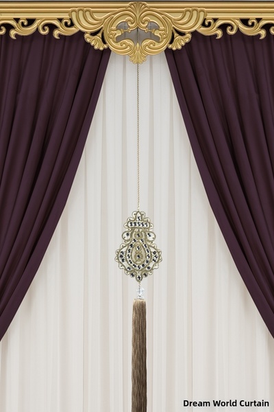 Hayal Dünyası Ornament pentru perdea cu design special, accesoriu pentru perd...