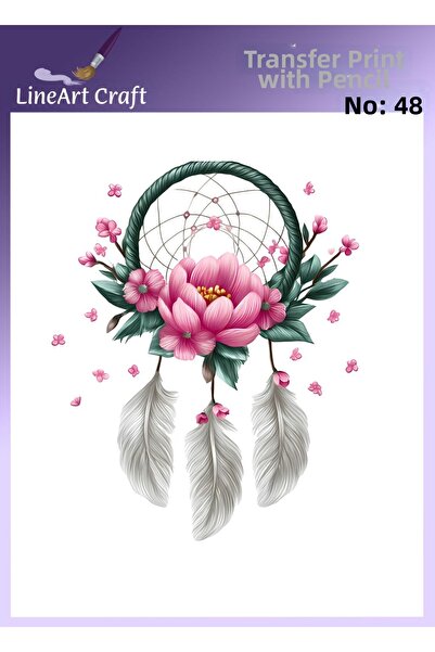 LİNEART طباعة نقل حراري ونقل الأقمشة بالكي رقم: KMŞ48-18x20cm