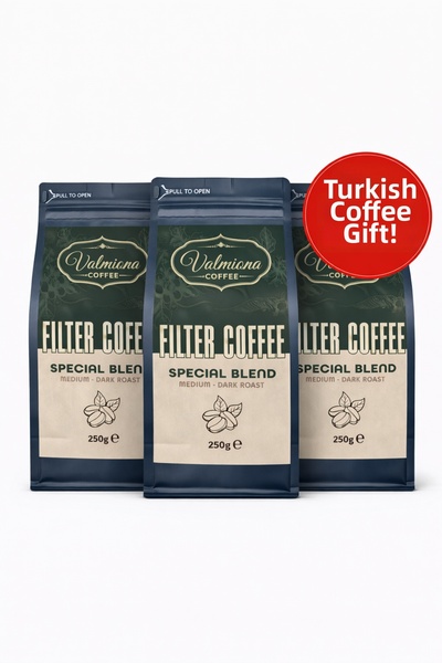 Valmiona Ground Filter Coffee 3X250G – Medium Dark Roast Special Blend Advant...