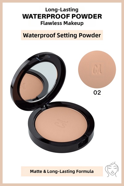 Catherine Arley Waterproof Powder - Long Fixing Waterproof Powder Flawless Ma...