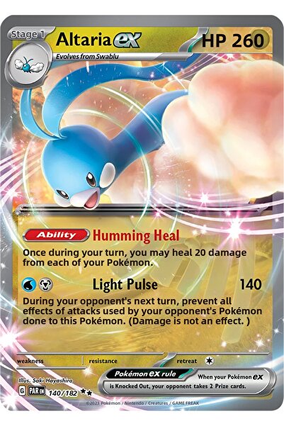 Pokemon TCG Altariaex 140/182 Original Card