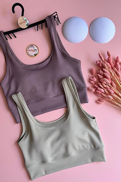 VicTroy Zaphir |   2-Piece Dusty Rose and Cream Color Strap Camisole Women's ...