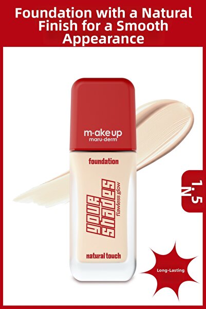 Maru.Derm M.Ake up Maruderm Long-Lasting Foundation with a Semi-Matte Finish ...