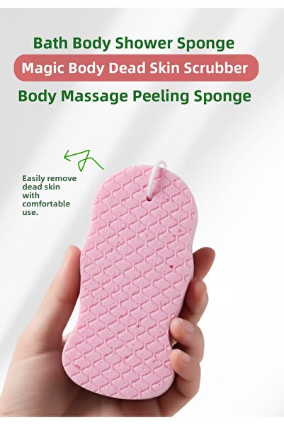Lotravia Bath Body Shower Sponge Magic Body Dead Skin Remover Body Massage Ex...