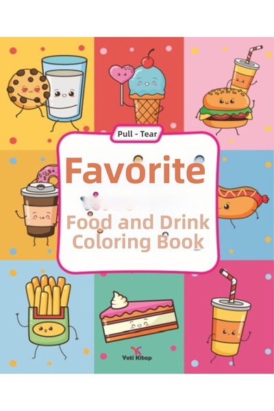 Marvel كتاب تلوين الأطعمة والمشروبات اللطيفة