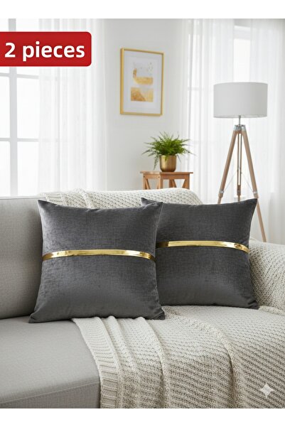 baladı home ev tekstil home collection Luxury Set of 2 Velvet Cushion Covers ...