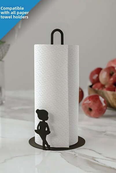 3art Metal Suport pentru șervețele din metal - Suport pentru prosoape de hârt...