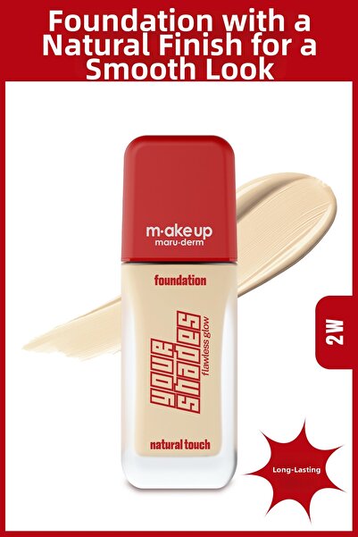 Maru.Derm M.Ake up Maruderm Long-Lasting Foundation with a Semi-Matte Finish ...