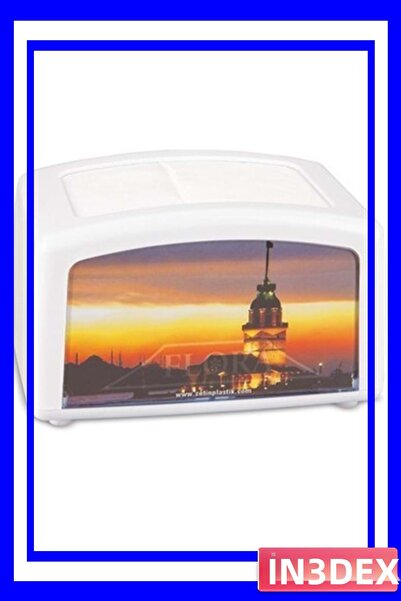 İN3DEX Horizontal Napkin Holder White Color Kitchen Accessory