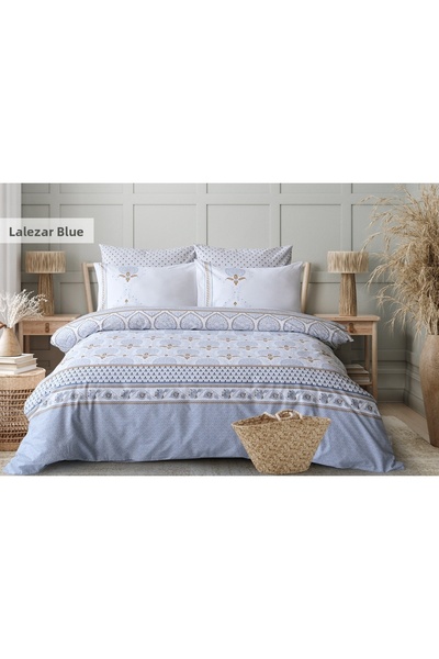 İyi Geceler İstanbul طقم غطاء لحاف مزدوج من القطن بنسبة 100% من RANFORCE LALEZAR