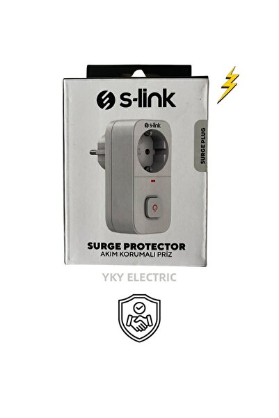 S-LINK جهاز حماية من الصدمات للأطفال بقوة 3680 واط و250 فولت/16 أمبير و750 جول