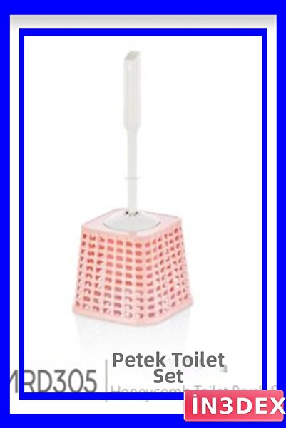 İN3DEX مجموعة فرشاة المرحاض الملونة ذات النقوش الزاهية