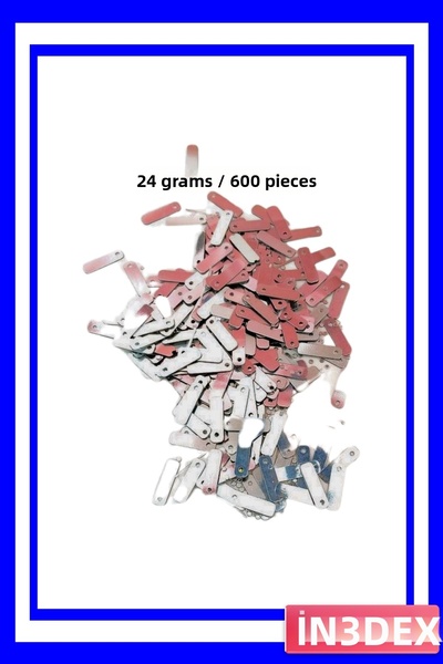 İN3DEX رقائق دانتيل وردية داكنة مقاس 15×5 مم مقطوعة بالليزر