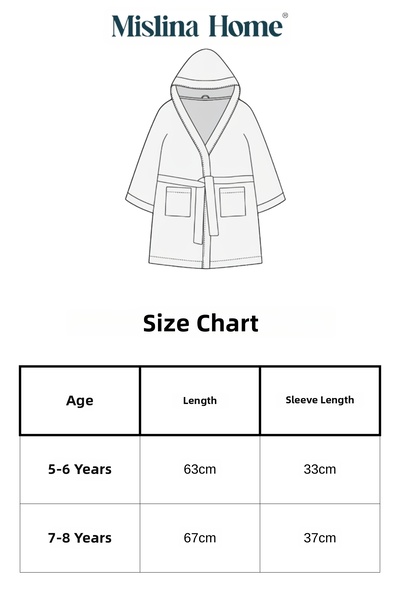 Mislina Home Luna Soft Girls'/Boys' Hooded Wellsoft Bathrobe Plush Dressing Gown |   Yellow
