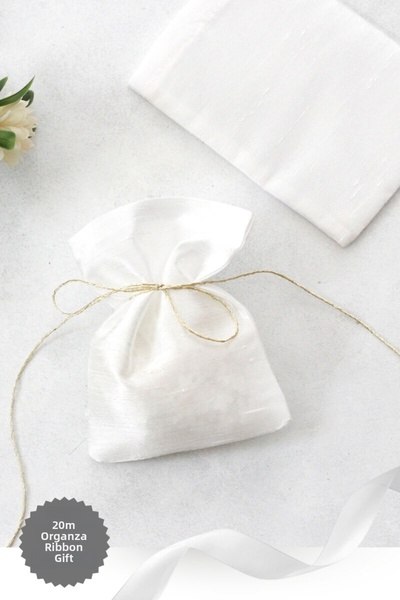 Bimotif 50 Pieces of Ottoman Silk Henna, Promise, Engagement Gift Pouch, 10X1...