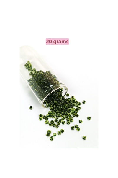 Alray Mărgele de nisip din sticlă turnată (8/0) 3 mm - 20 grame - Transparent...