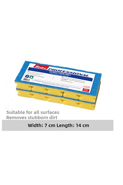 izmiryapımarket Industrial Corrugated Sponge 10-Pack