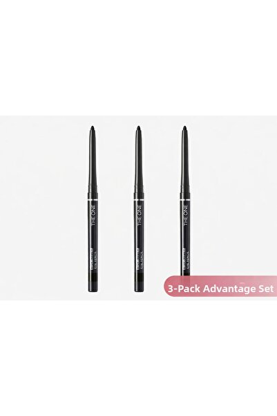 Oriflame قلم تحديد العيون ذا ون هاي إمباكت بلاك بيث بلاك 3 قطع 36547