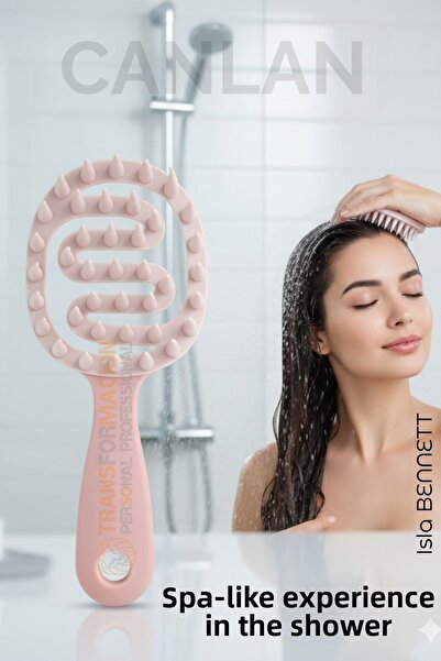 Creatividad Solutions Silicone Hair Massage Comb – Hair Washing Comb for Rela...