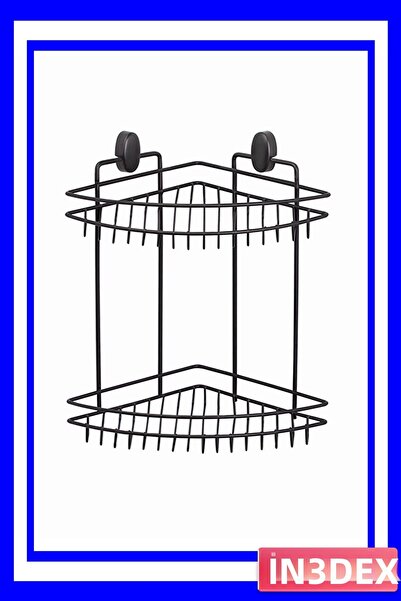 İN3DEX رف زاوية للحمام من طبقتين