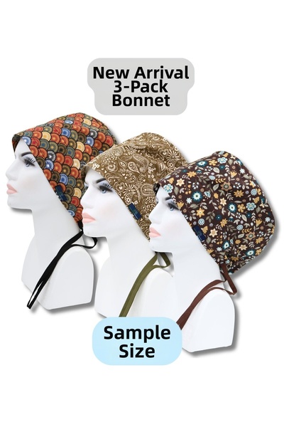 doktorbonem Tesettür Pachet de 3 bucăți, colorate, șal kaki, flori de salcâm,...