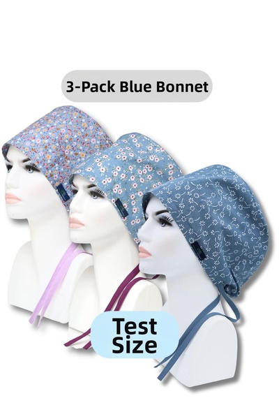 doktorbonem Bonetă chirurgicală Tesettür, mărimea 3, albastră, Indigo, albast...