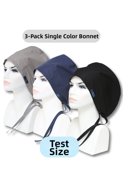 doktorbonem Hijab Size 3-Piece Single Color Pack Gray Black Navy Blue Single ...