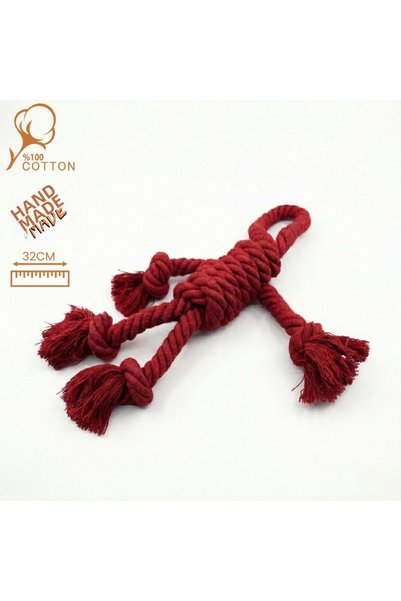 Tailpetz Rope Four-Way Dog Tug-Of-War Toy