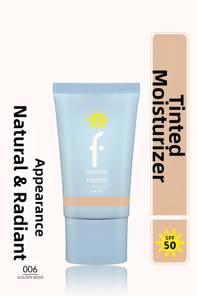 Flormar تأثير مرطب لمحبي الشمس ولمسة نهائية طبيعية واقي من الشمس ملون Spf50-0...