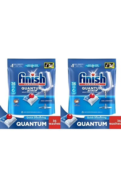 Finish كوانتم 36 أقراص غسيل الأطباق - عبوتان