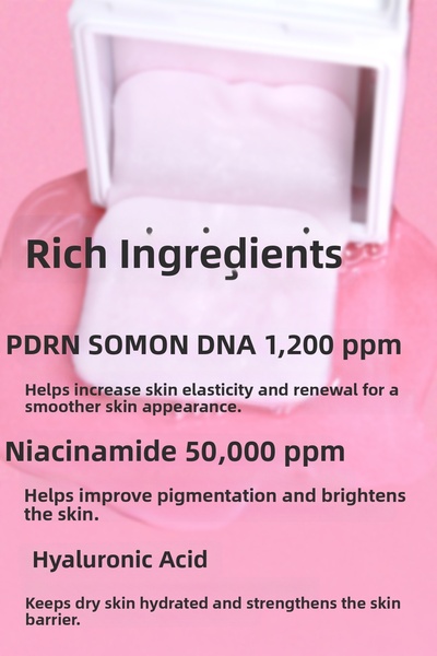 Dermal Pdrn Pore Tightening Moisturizing Skin Renewing Anti-Aging Salmon Dna Tonic Pad 12 Pieces