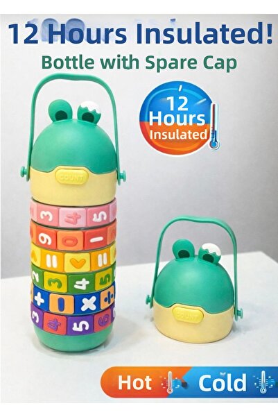 senacacollection Vagonlife Steel Water Bottle with Multiplication Table 430 ml