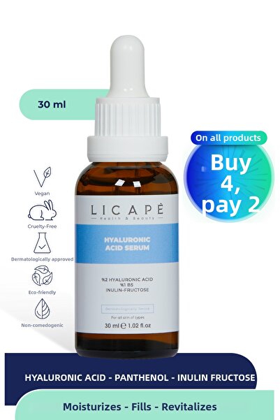 Licape سيروم الببتيد بحمض الهيالورونيك بانثينول B5 - مرطب ومفتح وممتلئ