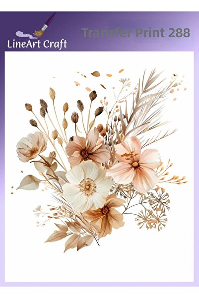 LİNEART Iron-On Transfer Printing & Fabric Transfer No:Kmş288-18X20Cm