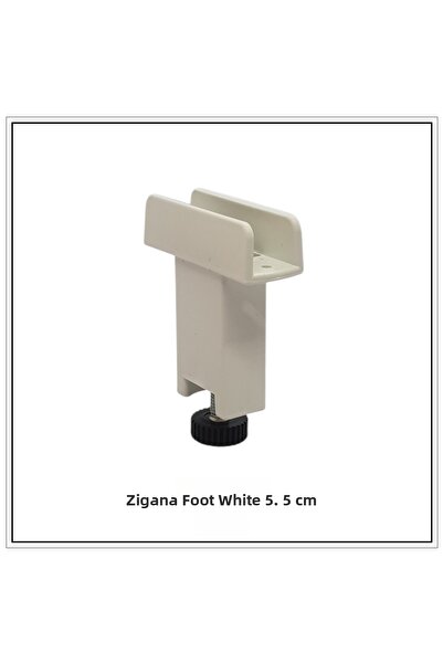Adilon Zigana Foot, Profiled Foot with U-Plate, 5.5 Cm, White