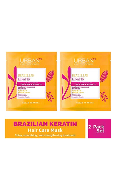 Urban Care Brazilian Keratin Straightening Effective Pre-Shower Hair Care Mas...