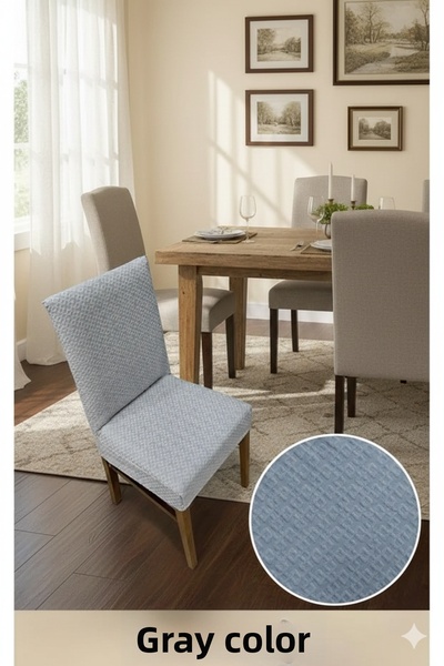 Hazineci Bey Diamond Pattern Chair Cover, Stretchable Elastic, Lycra, Flexibl...