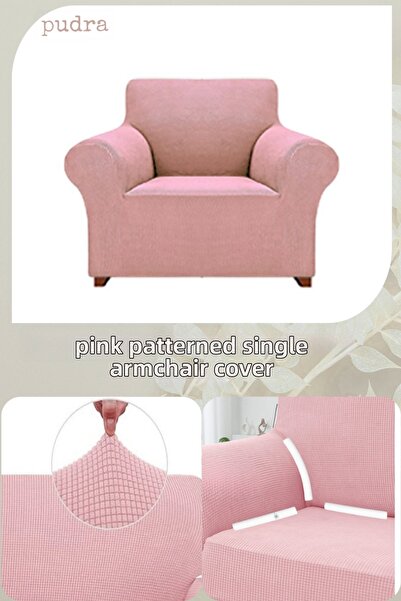 Uy Style Lycra Single Sofa Cover, Elastic Rubberized Sofa Cover with Pitikare...