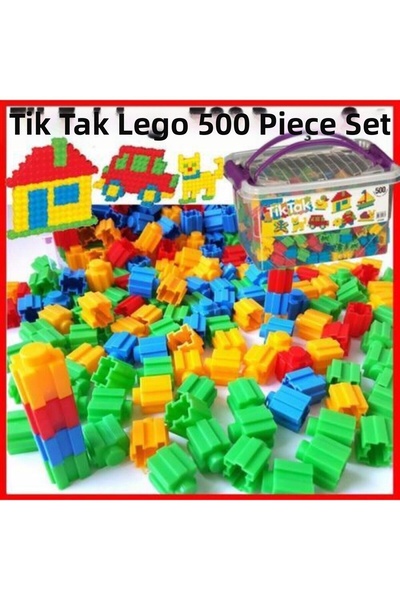 Oyuncakhane مجموعة ألعاب البناء تيك تاك بوكس 500 قطعة 01938